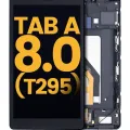 LCD Assembly With Frame For Samsung Galaxy Tab A 8.0" (T295) (2019) (LTE Version) (Refurbished) (Black)