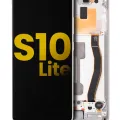 OLED Assembly With Frame For Samsung Galaxy S10 Lite (Refurbished) (Prism White)