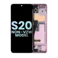 OLED Assembly With Frame For Samsung Galaxy S20 5G (Non-Verizon 5G UW Frame) (Service Pack) (Cloud Pink)