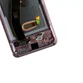 OLED Assembly With Frame For Samsung Galaxy S20 5G (Non-Verizon 5G UW Frame) (Service Pack) (Cloud Pink)