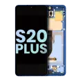 OLED Assembly With Frame For Samsung Galaxy S20 Plus 5G (Service Pack) (Aura Blue)