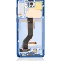 OLED Assembly With Frame For Samsung Galaxy S20 Plus 5G (Service Pack) (Aura Blue)
