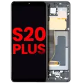 OLED Assembly With Frame For Samsung Galaxy S20 Plus 5G (Aftermarket Plus) (Cosmic Black)