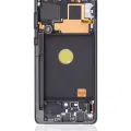 OLED Assembly With Frame For Samsung Galaxy Note 10 Lite (Service Pack) (Aura Black)
