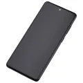 OLED Assembly With Frame For Samsung Galaxy Note 10 Lite (Service Pack) (Aura Black)