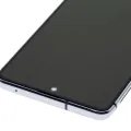 OLED Assembly With Frame For Samsung Galaxy Note 10 Lite (Refurbished) (Aura Glow / Silver)