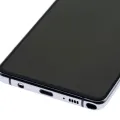 OLED Assembly With Frame For Samsung Galaxy Note 10 Lite (Refurbished) (Aura Glow / Silver)