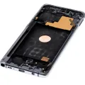 OLED Assembly With Frame For Samsung Galaxy Note 10 Lite (Refurbished) (Aura Glow / Silver)