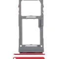 Single Sim Card Tray For Samsung Galaxy Note 10 Lite (Aura Red)
