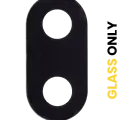 Back Camera Lens (Glass Only) With Adhesive For LG Tribute Royal (X320PM) (Black)