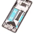 OLED Assembly With Frame For OnePlus 7T (Aftermarket Plus) (Frosted Silver)