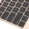Top Case with Keyboard (ANSI US) and Microphone For MacBook 12" A1534 (2016-2017) (Used OEM Pull: Grade A) (Gold)