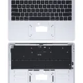 Top Case with Keyboard (ANSI US) For MacBook Air 13" A1932 (2018-2019) (Used OEM Pull: Grade A) (Silver)