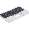 Top Case with Keyboard (ANSI US) For MacBook Air 13" A1932 (2018-2019) (Used OEM Pull: Grade A) (Silver)