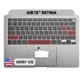 Top Case with Keyboard (ANSI US) For MacBook Air 13" A2179 (2020) (Space Gray)