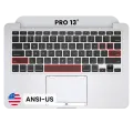 Top Case with Keyboard (ANSI US) For MacBook Pro 13" A1425 (2012-2013) (Used OEM Pull: Grade A)