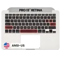 Top Case with Keyboard (ANSI US) For MacBook Pro 13" A1502 (2015) (Used OEM Pull: Grade A)