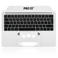 Top Case with Keyboard (ISO UK) For MacBook Pro 13" A1706 (2016-2017) (Used OEM Pull: Grade A) (Silver)