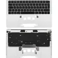 Top Case with Keyboard (ISO UK) For MacBook Pro 13" A1706 (2016-2017) (Used OEM Pull: Grade A) (Silver)