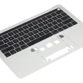 Top Case with Keyboard (ANSI US) For MacBook Pro 13" A1706 (2016-2017) (Used OEM Pull: Grade A) (Silver)