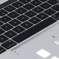 Top Case with Keyboard (ANSI US) For MacBook Pro 15" A1990 (2018-2019) (Used OEM Pull: Grade A) (Silver)
