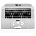 Top Case with Keyboard (ISO UK) For MacBook Pro 15" A1990 (2018-2019) (Used OEM Pull: Grade A) (Space Gray)