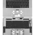 Top Case with Keyboard (ANSI US) For MacBook Pro 15" A1990 (2018-2019) (Used OEM Pull: Grade A) (Space Gray)