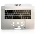 Top Case with Keyboard (ISO UK) For MacBook Pro 15" A1707 (2016-2017) (Used OEM Pull: Grade A) (Silver)