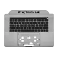 Top Case with Keyboard (ANSI US) For MacBook Pro 15" A1707 (2016-2017) (Used OEM Pull: Grade A) (Space Gray)