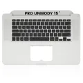 Top Case with Keyboard (ANSI US) For MacBook Pro 15" A1286 (2010-2012) (Used OEM Pull: Grade A)