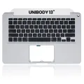 Top Case with Keyboard (ANSI US) For MacBook 13" A1278 (2008) (Used OEM Pull: Grade A)