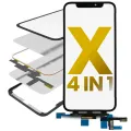 OCA Master 4-in-1 Short Flex (Digitizer Touch With Glass + OCA + Frame Pre-installed) For iPhone X