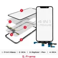 OCA Master 4-in-1 Short Flex (Digitizer Touch With Glass + OCA + Frame Pre-installed) For iPhone X
