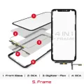 OCA Master 4-in-1 Short Flex (Digitizer Touch With Glass + OCA + Frame Pre-installed) For iPhone XS Max