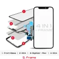 OCA Master 4-in-1 Short Flex (Digitizer Touch With Glass + OCA + Frame Pre-installed) For iPhone 12 / 12 Pro