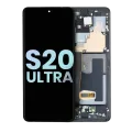OLED Assembly With Frame For Samsung Galaxy S20 Ultra 5G (Service Pack) (Cosmic Black)