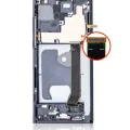 Дисплейний модуль (OLED) з рамкою для Samsung Galaxy Note 20 Ultra 5G (Refurbished) (Mystic Black)