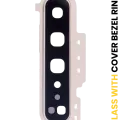 Back Camera Lens With Cover Bezel Ring For Samsung Galaxy S10 5G (Royal Gold)
