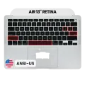 Top Case with Keyboard (ANSI US) For MacBook Air 13" A2179 (2020) (Silver)