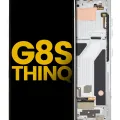 OLED Assembly With Frame For LG G8S ThinQ (Refurbished) (Mirror White)