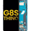 OLED Assembly With Frame For LG G8S ThinQ (Refurbished) (Mirror Teal)