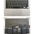 Top Case with Battery and Keyboard (ANSI US) For MacBook Pro 13" A1502 (2015) (Used OEM Pull: Grade B/C)