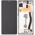 OLED Assembly With Frame For Samsung Galaxy S10 Lite (Service Pack) (Prism White)