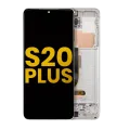 OLED Assembly With Frame For Samsung Galaxy S20 Plus 5G (Refurbished) (Cloud White)
