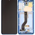 OLED Assembly With Frame For Samsung Galaxy S20 Plus 5G (Refurbished) (Aura Blue)