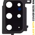 Back Camera Lens With Cover Bezel Ring For Samsung Galaxy S20 Plus (Cosmic Black)