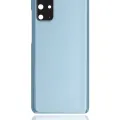 Back Cover Glass With Camera Lens For Samsung Galaxy S20 Plus 5G (No Logo) (Aftermarket Plus) (Cloud Blue)
