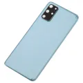 Back Cover Glass With Camera Lens For Samsung Galaxy S20 Plus 5G (No Logo) (Aftermarket Plus) (Cloud Blue)