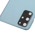 Back Cover Glass With Camera Lens For Samsung Galaxy S20 Plus 5G (No Logo) (Aftermarket Plus) (Cloud Blue)