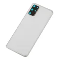 Back Cover Glass With Camera Lens For Samsung Galaxy S20 Plus 5G (No Logo) (Aftermarket Plus) (Cloud White)